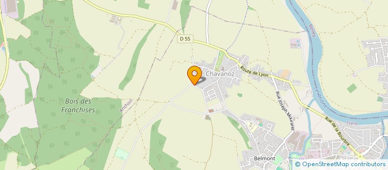 localisation de l'entreprise INFOMG  CHAVANOZ