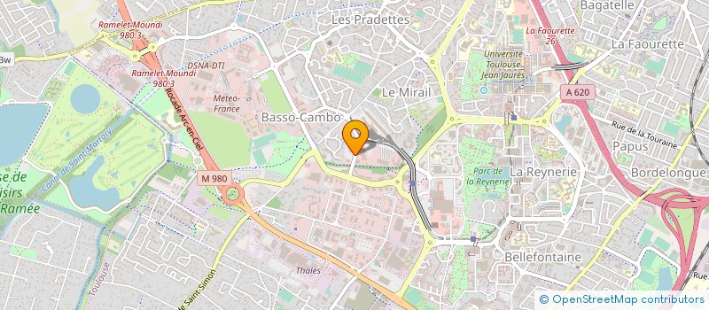 localisation de l'entreprise INFOMIL à TOULOUSE