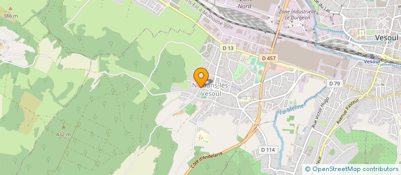 localisation de l'entreprise INFOMUSE à NOIDANS-LES-VESOUL