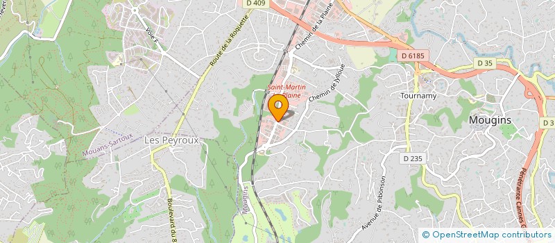 localisation de l'entreprise INFONEGOCE à MOUGINS