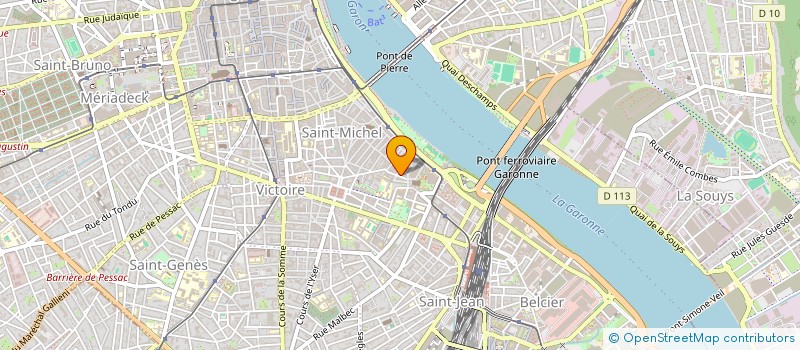 localisation de l'entreprise INFONET  BORDEAUX