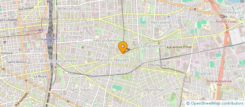 localisation de l'entreprise INFONET GROUPS  VILLEURBANNE