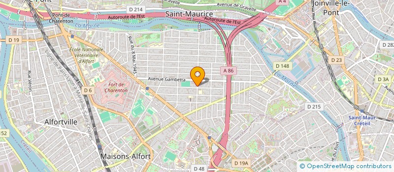 localisation de l'entreprise INFONOR à MAISONS-ALFORT