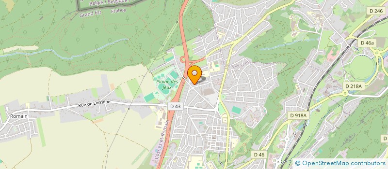 localisation de l'entreprise INFOP MULTIMEDIA à LONGWY