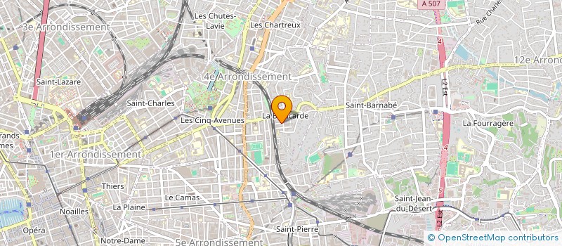 localisation de l'entreprise INFOPHARMA à MARSEILLE