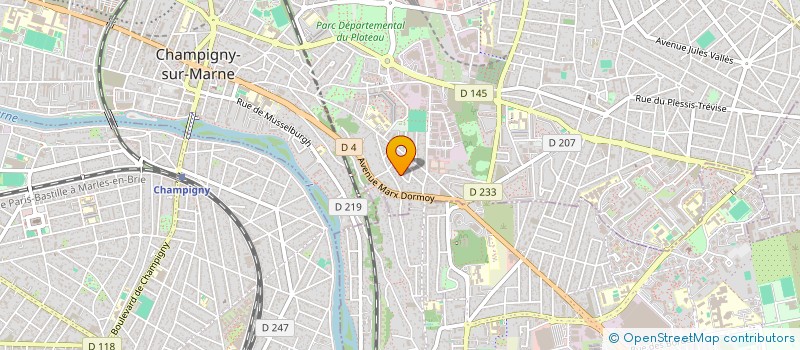 localisation de l'entreprise INFOPOLY  CHAMPIGNY-SUR-MARNE