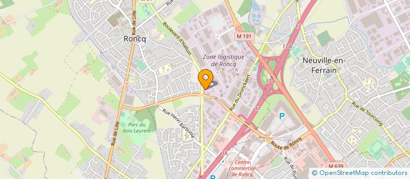 localisation de l'entreprise INFOPRESS à RONCQ