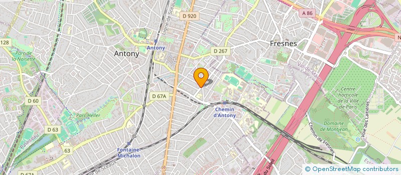 localisation de l'entreprise INFOPRESSE à ANTONY