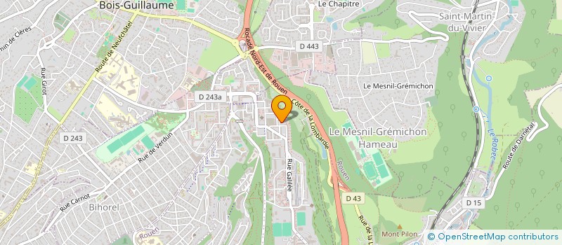 localisation de l'entreprise INFOPTIC  DEVILLE-LES-ROUEN