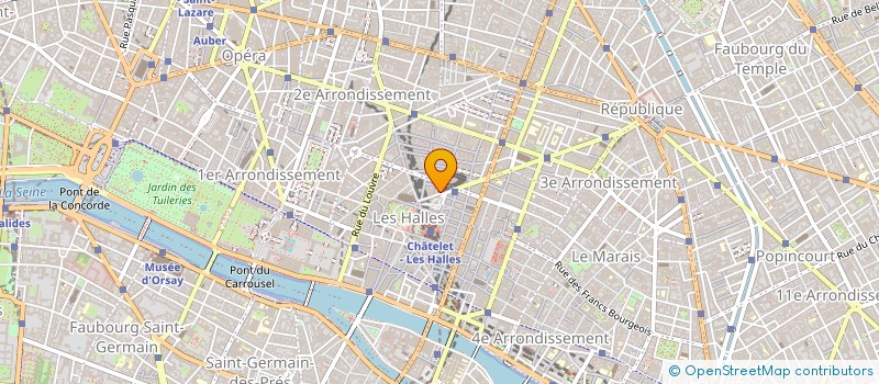 localisation de l'entreprise INFOPUB à PARIS