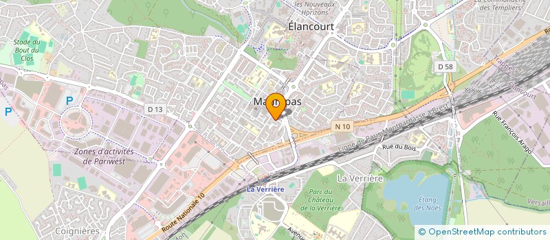 localisation de l'entreprise INFOQUEST  MAUREPAS