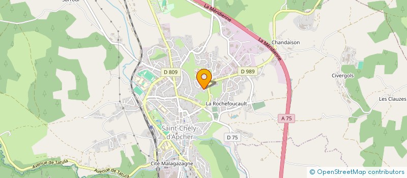 localisation de l'entreprise INFOR  SAINT-CHELY-D'APCHER