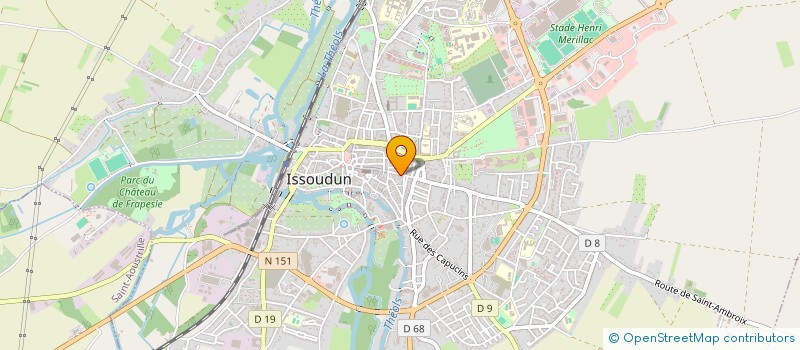 localisation de l'entreprise INFOR AGRI à ISSOUDUN