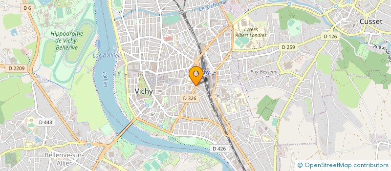 localisation de l'entreprise INFOR ELECTRO RADIO SURVEIL à VICHY