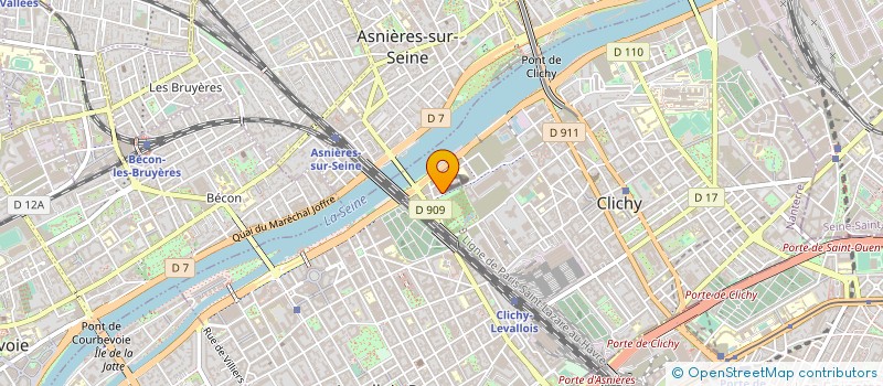localisation de l'entreprise INFOR ET INTERNET EN AFRIQUE à CLICHY