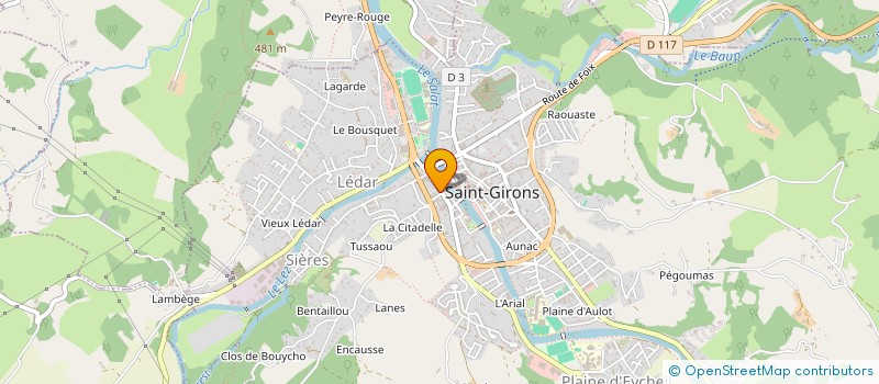 localisation de l'entreprise INFOR'MAIL à SAINT-GIRONS