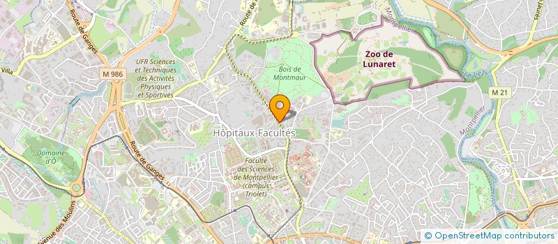 localisation de l'entreprise INFOR PERFE EXPER CONDITION TRAVAIL à MONTPELLIER