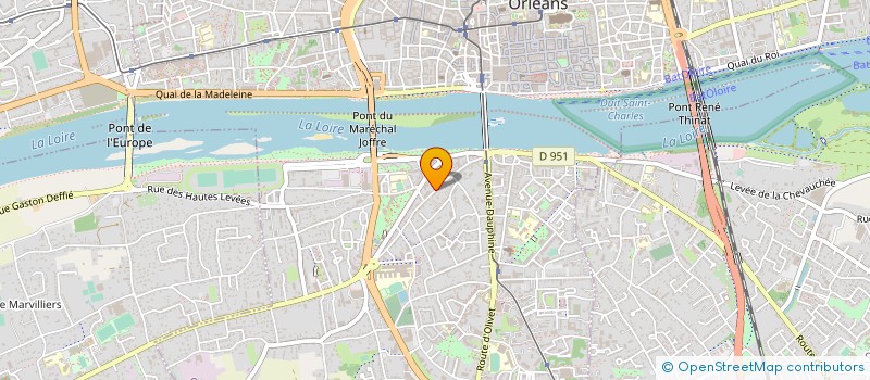 localisation de l'entreprise INFOR SANTE à ORLEANS