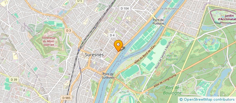 localisation de l'entreprise INFORAD DIFFUSION à SURESNES
