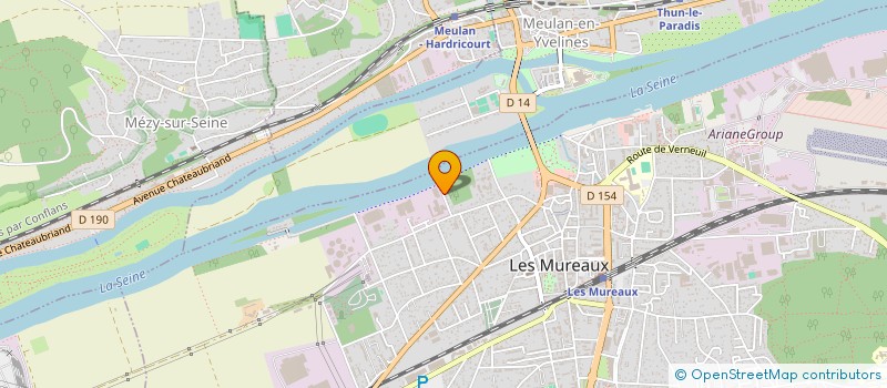 localisation de l'entreprise INFORAMTIC à LES MUREAUX