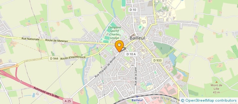 localisation de l'entreprise INFORCARD à BAILLEUL