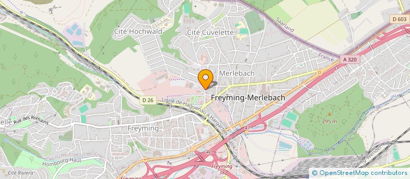 localisation de l'entreprise INFOREP'S  FREYMING-MERLEBACH