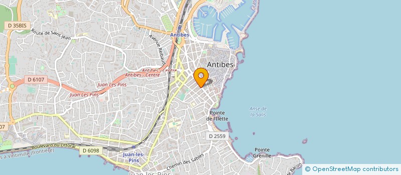 localisation de l'entreprise INFORM AGENCE à ANTIBES
