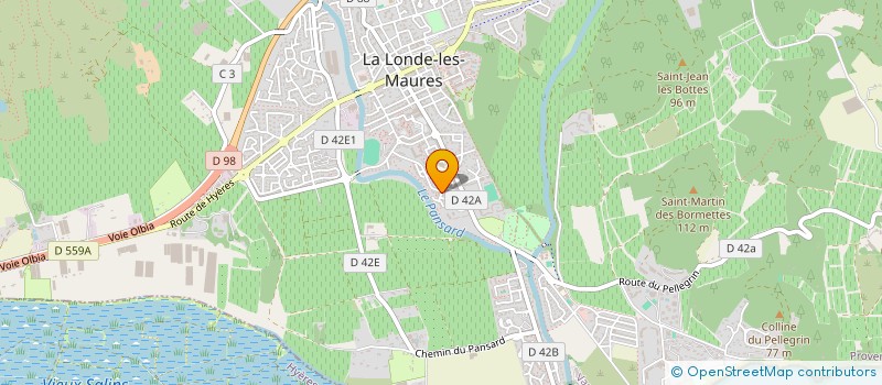 localisation de l'entreprise INFORM'ASSIST  LA LONDE-LES-MAURES