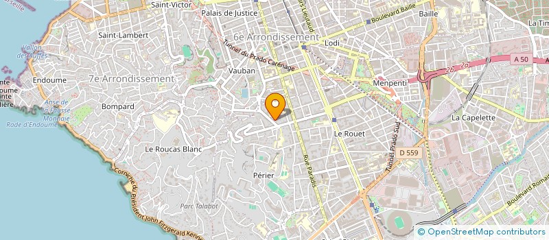 localisation de l'entreprise INFORM DOCUMENT ORIENTATION CONSEIL à MARSEILLE