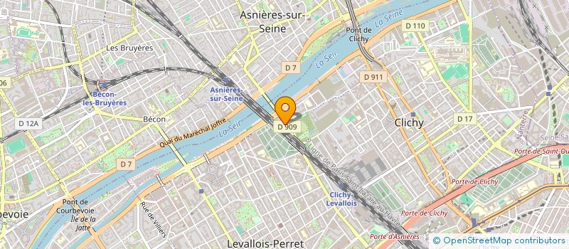 localisation de l'entreprise INFORM'ELLES à CLICHY