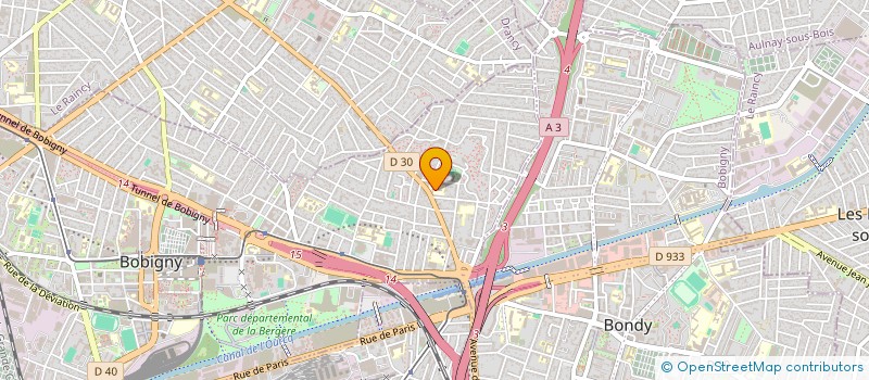 localisation de l'entreprise INFORM LECTURE LUTTE ILLETRISME RECH ACT à BOBIGNY