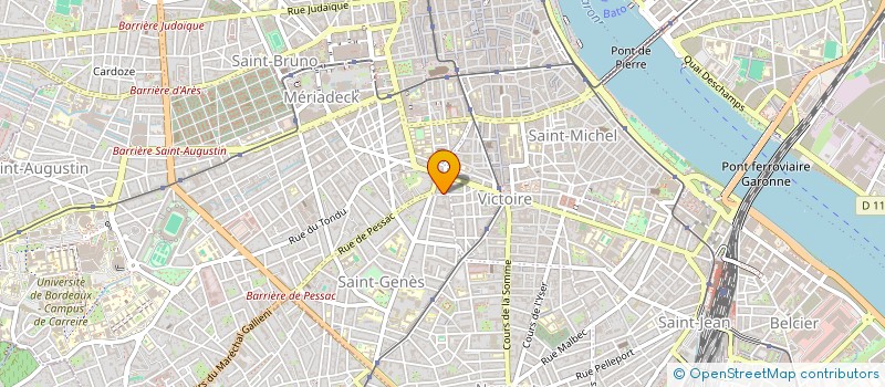 localisation de l'entreprise INFORM PREVENTION PROXIMITE à BORDEAUX