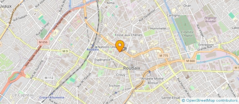 localisation de l'entreprise INFORMA à ROUBAIX