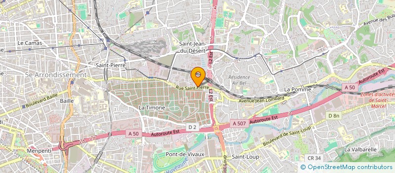 localisation de l'entreprise INFORMA SERVICE à MARSEILLE