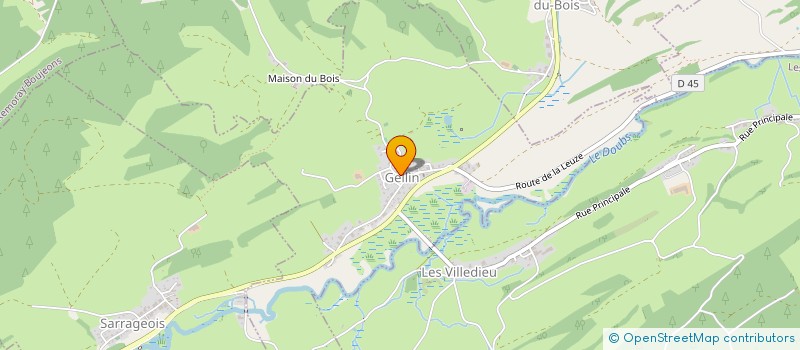 localisation de l'entreprise INFORMA'TRIP SOLIDARITE  GELLIN