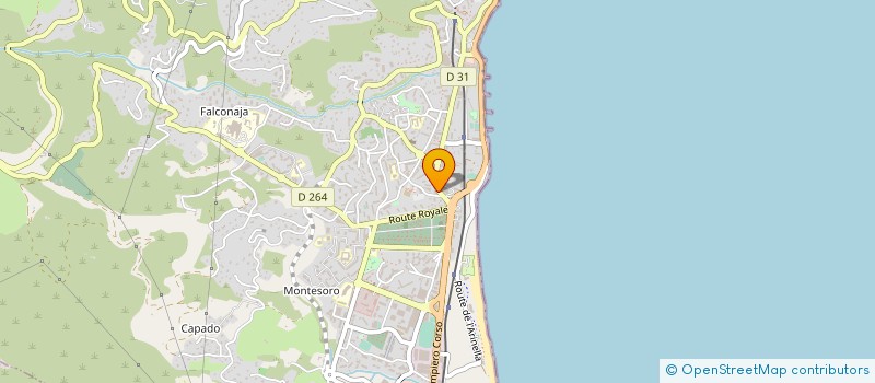localisation de l'entreprise INFORMACORSE à BASTIA