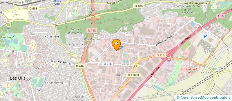 localisation de l'entreprise INFORMADIS à LES ULIS