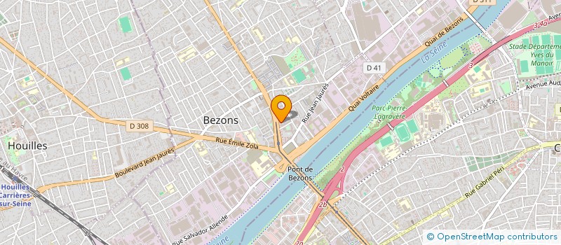 localisation de l'entreprise INFORMAKIT à BEZONS