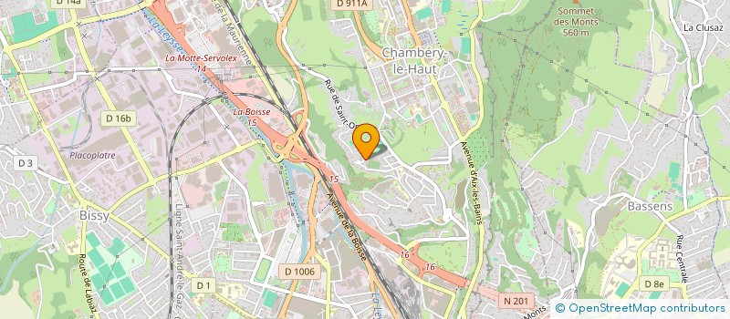 localisation de l'entreprise INFORMANET à CHAMBERY