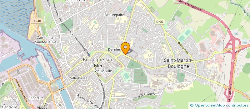 localisation de l'entreprise INFORMANET  BOULOGNE-SUR-MER