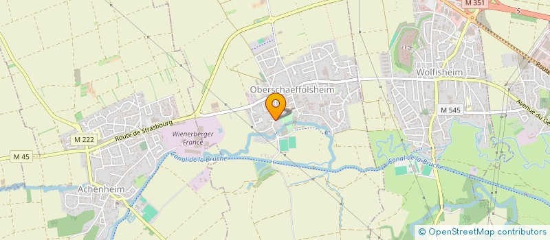 localisation de l'entreprise INFORMAT TRAITEM FICHIERS-LOCAT ADRESSES à OBERSCHAEFFOLSHEIM