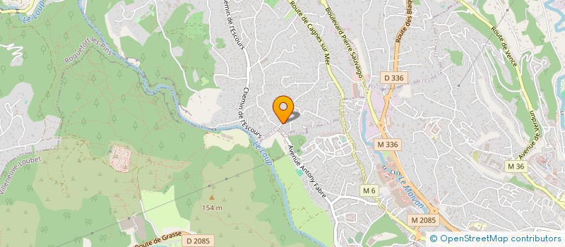 localisation de l'entreprise INFORMAT VULGARISAT AGRICUL MILIEU RURAL  LA COLLE-SUR-LOUP