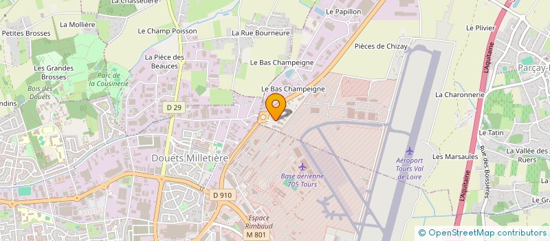 localisation de l'entreprise INFORMATEL à PARCAY-MESLAY
