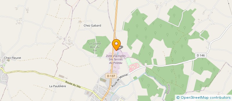 localisation de l'entreprise INFORMATEL-LAB à JONZAC