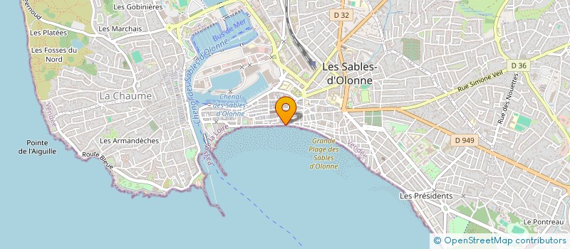 localisation de l'entreprise INFORMATI FRAMEWORK REPORTING SOLUTION à LES SABLES D'OLONNE