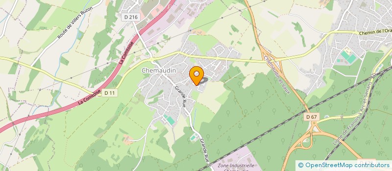 localisation de l'entreprise INFORMATIC SERVICE INGENIERY  CHEMAUDIN ET VAUX