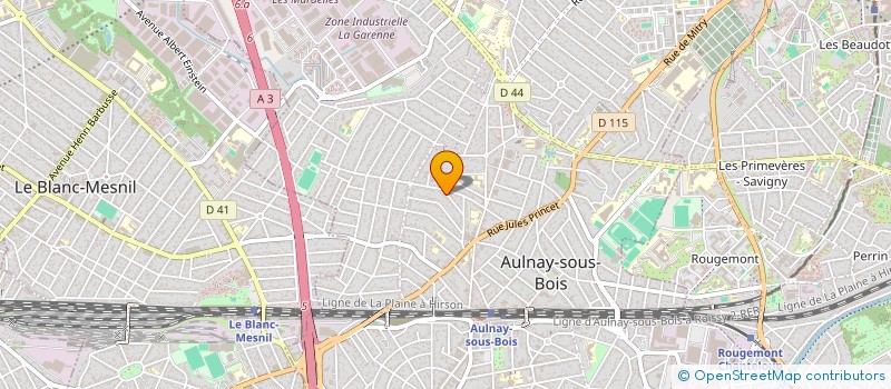localisation de l'entreprise INFORMATICLUB à AULNAY-SOUS-BOIS