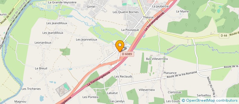 localisation de l'entreprise INFORMATIK DISCOUNT à NEUVIC