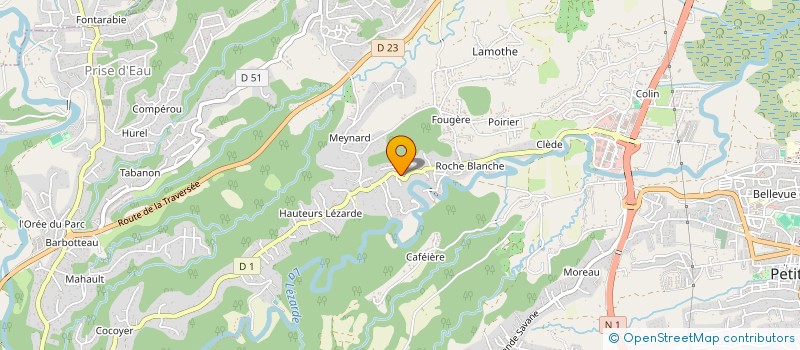 localisation de l'entreprise INFORMATIK97  PETIT-BOURG