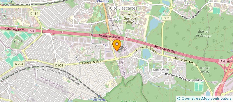 localisation de l'entreprise INFORMATIKA  NOISY-LE-GRAND